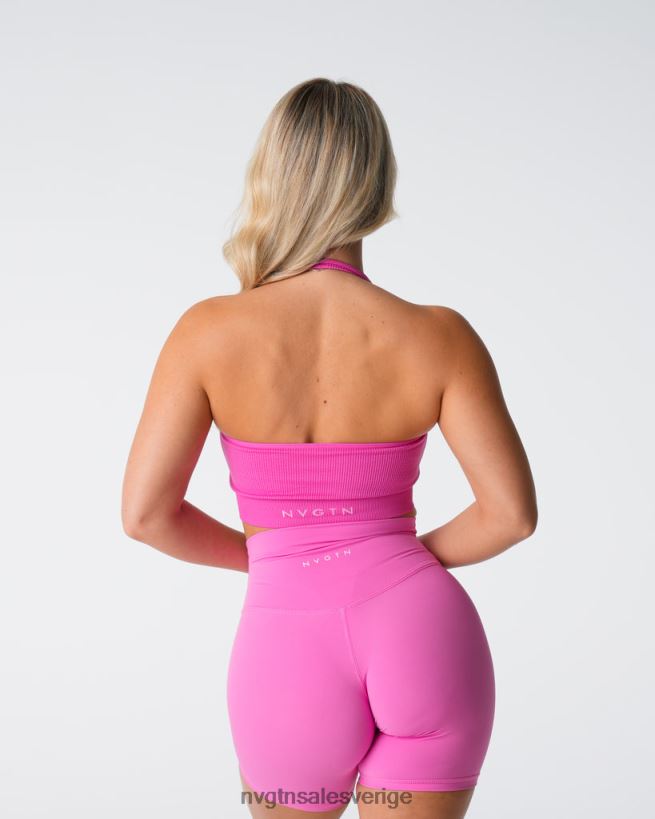 B886LB116 tuggummi rosa kondition NVGTN kvinnor gränslös ribbad sömlös grimma-bh