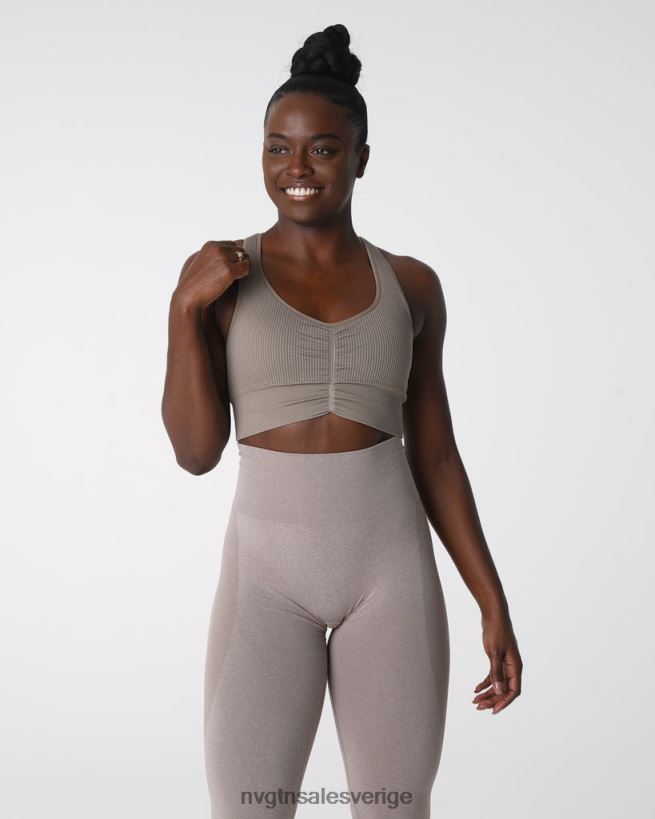 B886LB157 taupe kondition NVGTN kvinnor knäppt sömlös bh