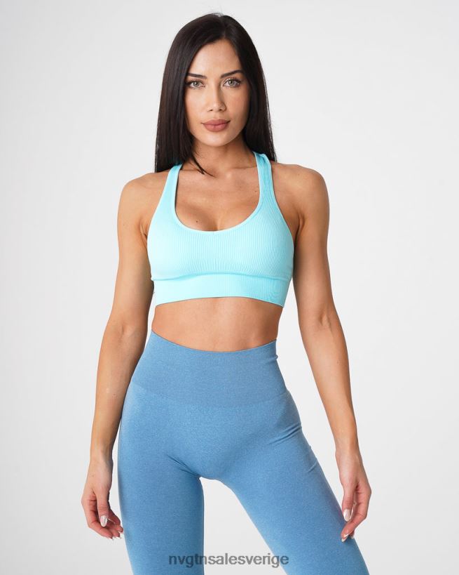 B886LB67 aqua kondition NVGTN kvinnor galaxy ribbad sömlös bh