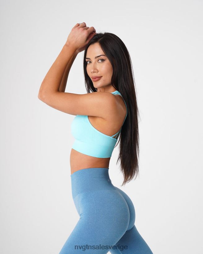 B886LB67 aqua kondition NVGTN kvinnor galaxy ribbad sömlös bh