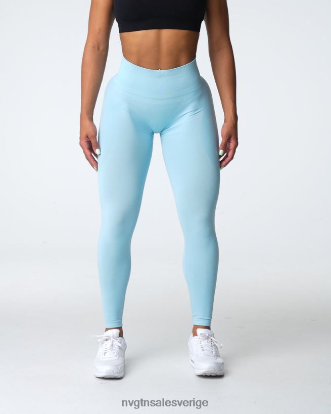 B886LB494 pastellblå kondition NVGTN kvinnor kontur sömlösa leggings