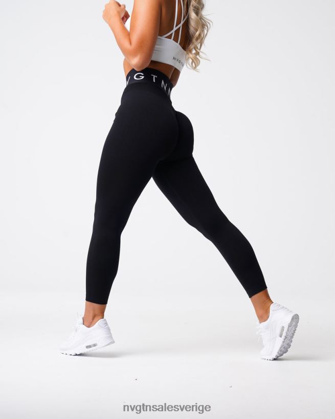 B886LB496 svart kondition NVGTN kvinnor sport sömlösa leggings
