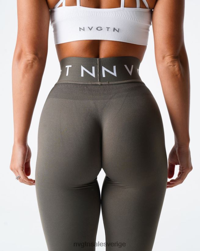 B886LB499 oliv kondition NVGTN kvinnor sport sömlösa leggings