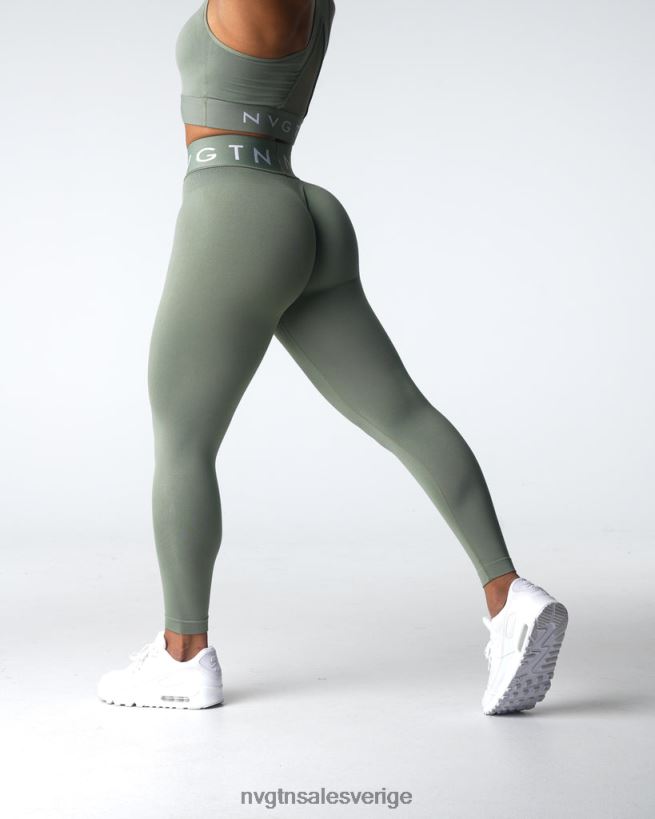 B886LB501 salviagrön kondition NVGTN kvinnor sport sömlösa leggings