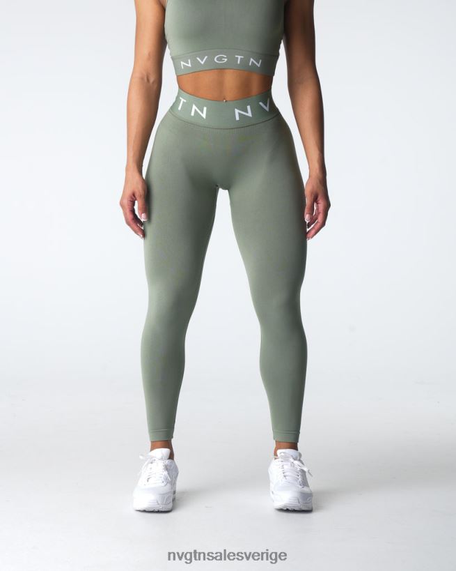 B886LB501 salviagrön kondition NVGTN kvinnor sport sömlösa leggings