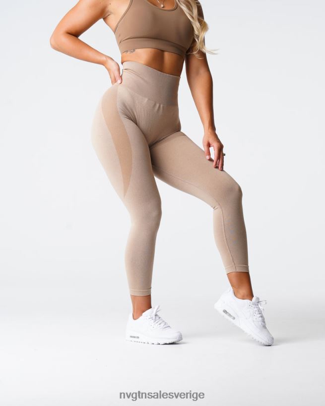 B886LB509 beige kondition NVGTN kvinnor kontur sömlösa leggings