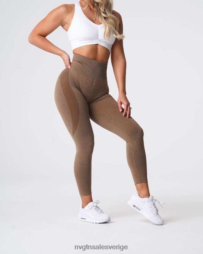 B886LB510 mocka kondition NVGTN kvinnor kontur sömlösa leggings