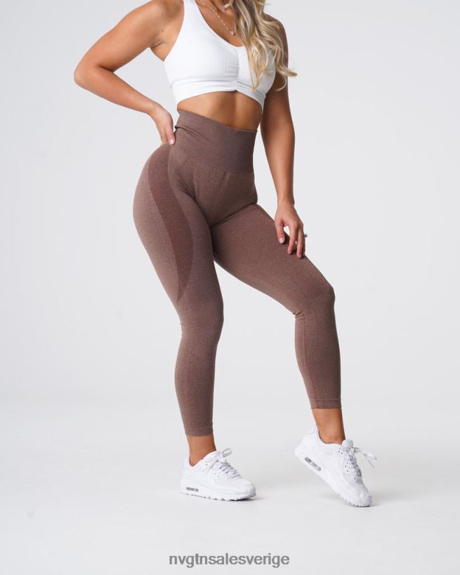 B886LB511 kakao kondition NVGTN kvinnor kontur sömlösa leggings