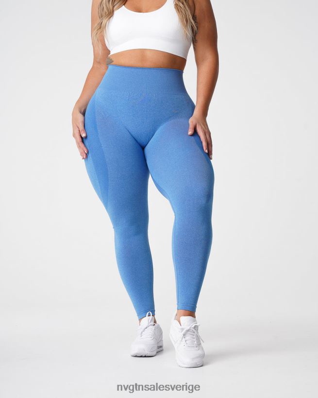 B886LB512 havsblå kondition NVGTN kvinnor kontur sömlösa leggings