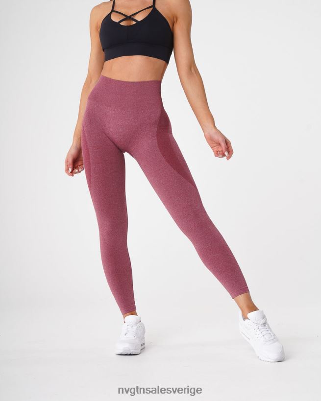 B886LB515 rödbrun kondition NVGTN kvinnor kontur sömlösa leggings