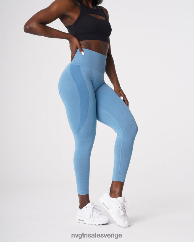 B886LB519 himmelsblå kondition NVGTN kvinnor kontur sömlösa leggings