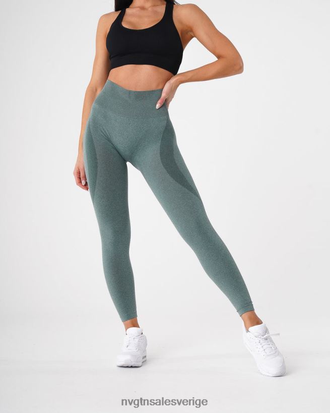 B886LB524 skog grön kondition NVGTN kvinnor kontur sömlösa leggings