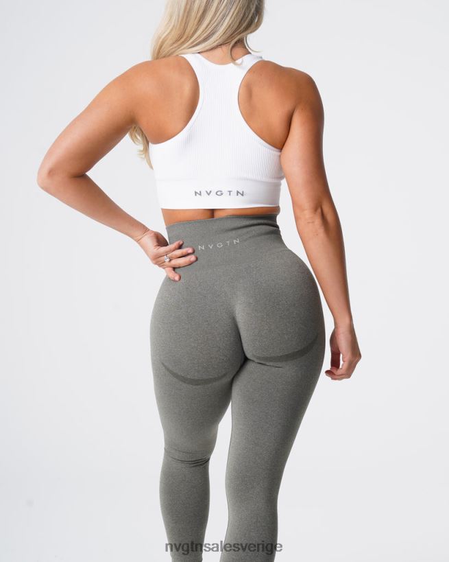 B886LB525 khaki grön kondition NVGTN kvinnor kontur sömlösa leggings