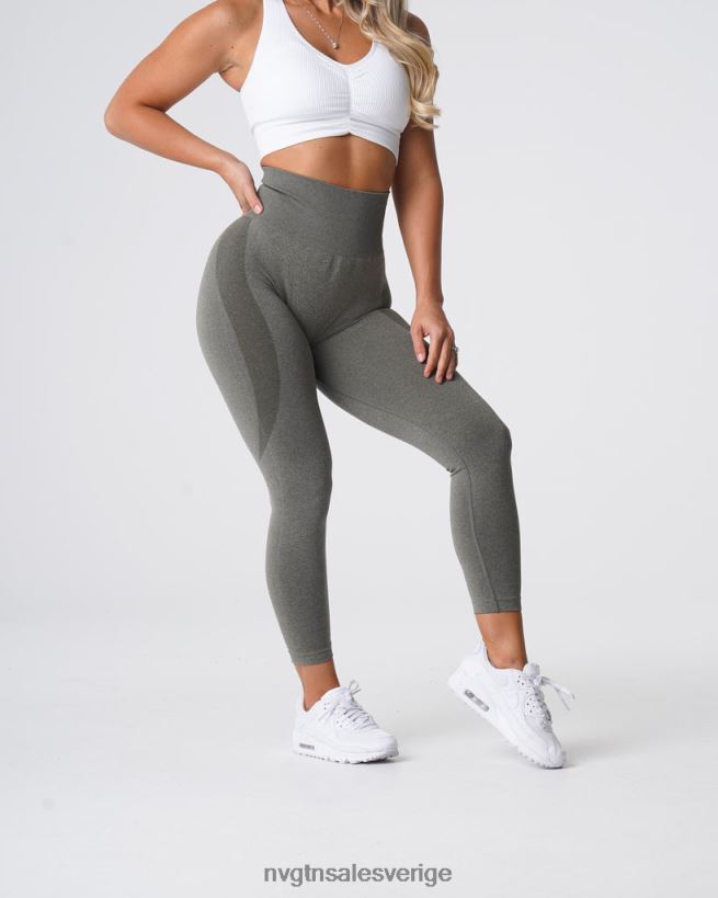 B886LB525 khaki grön kondition NVGTN kvinnor kontur sömlösa leggings
