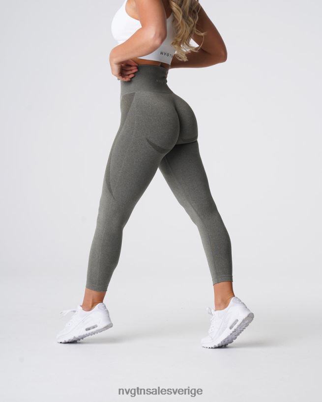 B886LB525 khaki grön kondition NVGTN kvinnor kontur sömlösa leggings