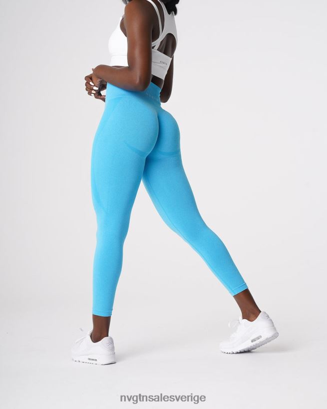 B886LB530 aqua kondition NVGTN kvinnor kontur sömlösa leggings