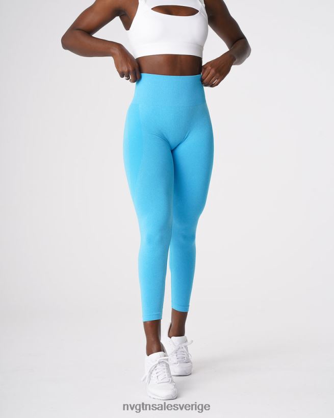 B886LB530 aqua kondition NVGTN kvinnor kontur sömlösa leggings