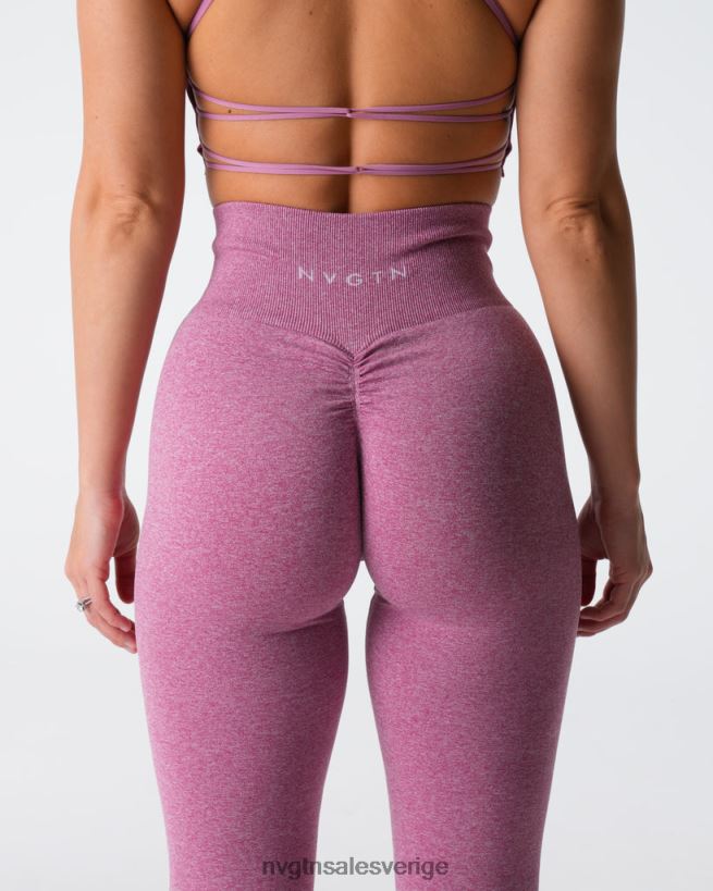 B886LB539 pastell rosa kondition NVGTN kvinnor scrunch sömlösa leggings