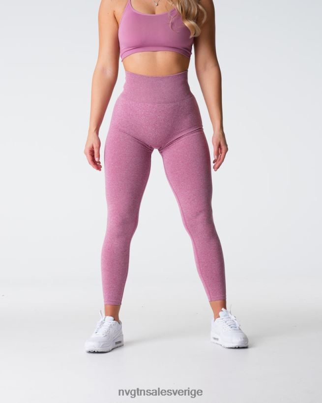 B886LB539 pastell rosa kondition NVGTN kvinnor scrunch sömlösa leggings