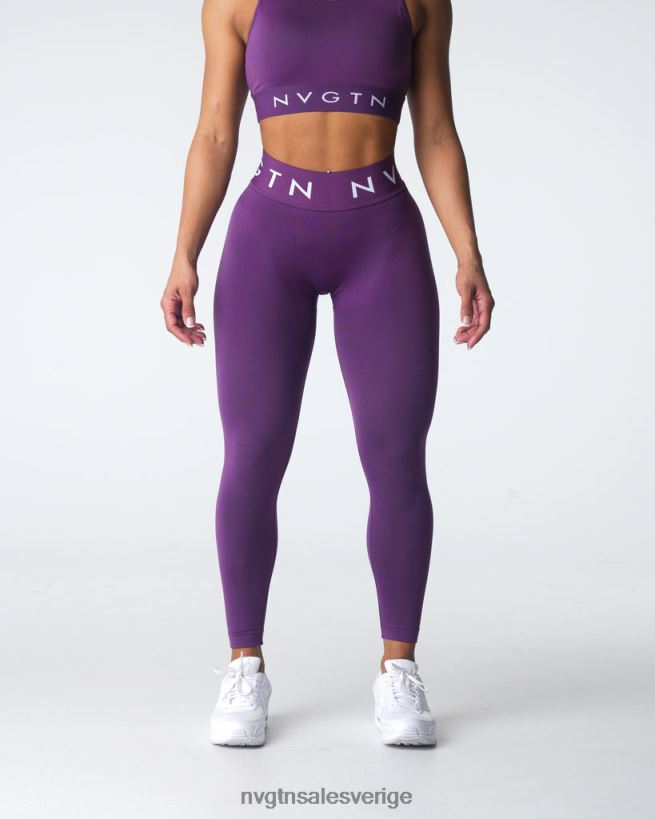 B886LB542 ametist kondition NVGTN kvinnor sport sömlösa leggings