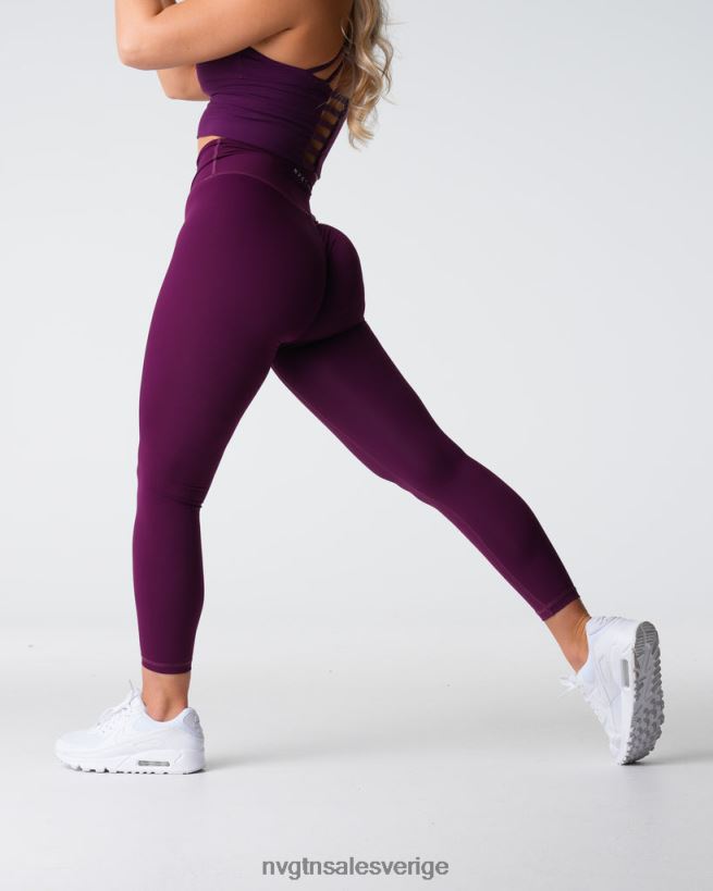 B886LB547 plommon kondition NVGTN kvinnor signatur 2.0 leggings