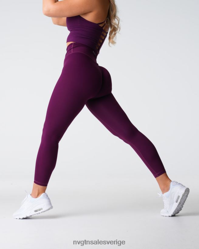 B886LB547 plommon kondition NVGTN kvinnor signatur 2.0 leggings