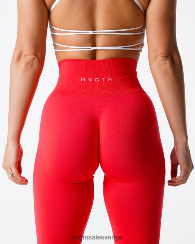 B886LB552 scharlakansrött kondition NVGTN kvinnor solida sömlösa leggings