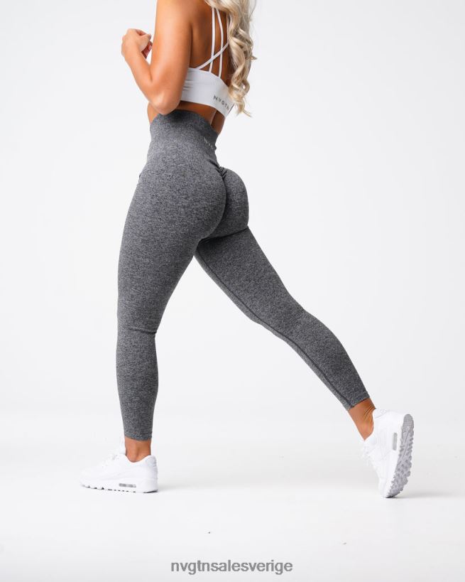 B886LB559 svart spräcklig kondition NVGTN kvinnor scrunch sömlösa leggings