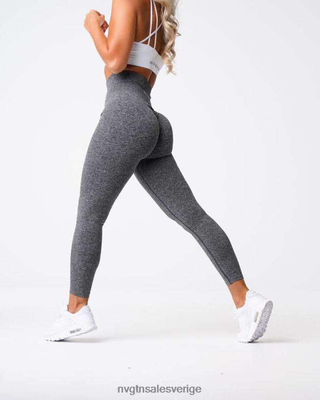B886LB559 svart spräcklig kondition NVGTN kvinnor scrunch sömlösa leggings