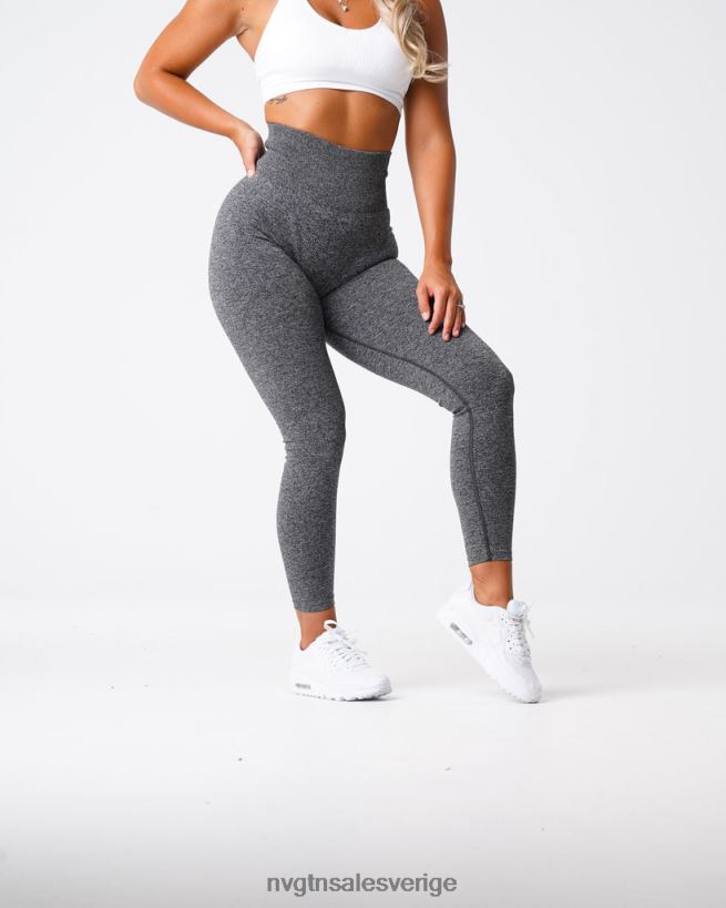 B886LB559 svart spräcklig kondition NVGTN kvinnor scrunch sömlösa leggings
