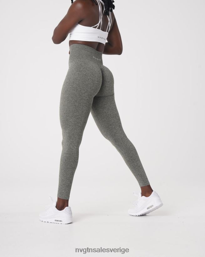 B886LB561 khaki grön kondition NVGTN kvinnor scrunch sömlösa leggings