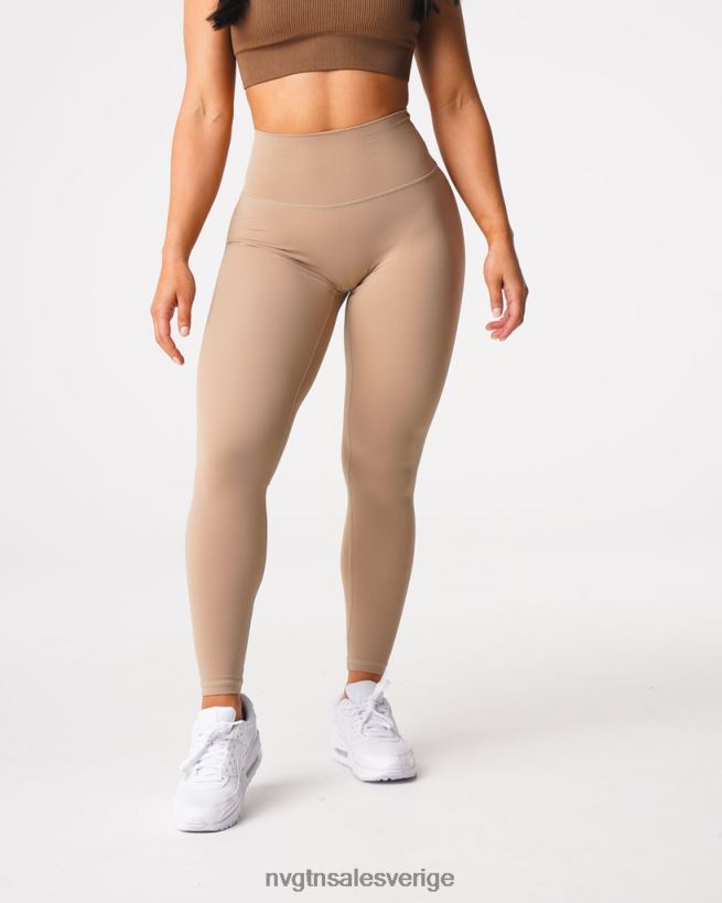 B886LB565 latte kondition NVGTN kvinnor signatur 2.0 leggings