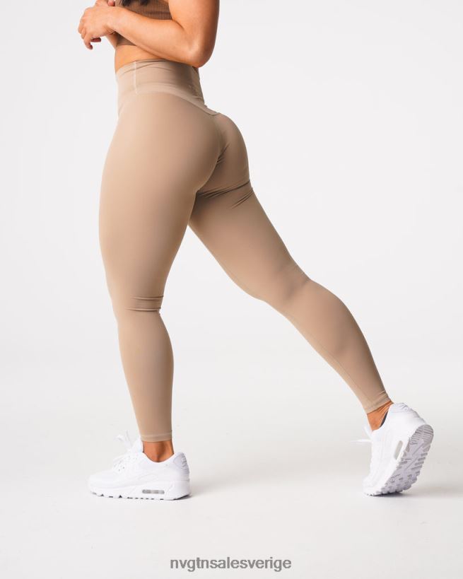 B886LB565 latte kondition NVGTN kvinnor signatur 2.0 leggings