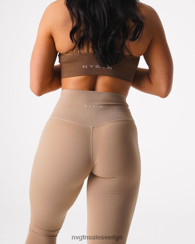 B886LB565 latte kondition NVGTN kvinnor signatur 2.0 leggings