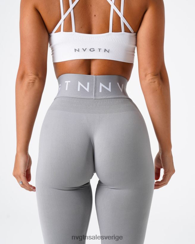 B886LB569 ljusgrå kondition NVGTN kvinnor sport sömlösa leggings