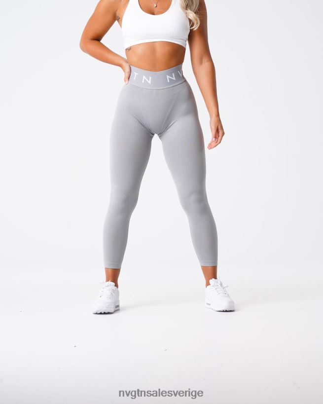 B886LB569 ljusgrå kondition NVGTN kvinnor sport sömlösa leggings