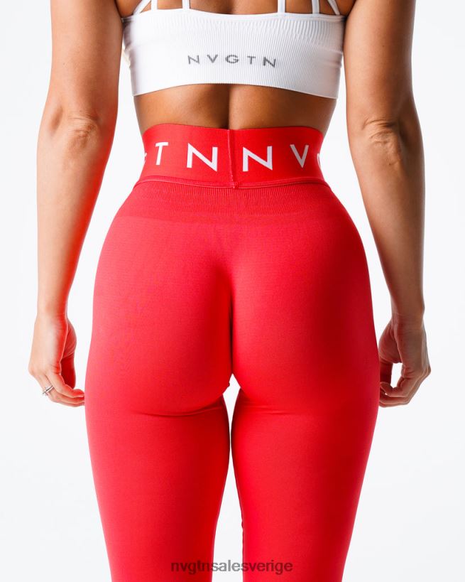 B886LB570 scharlakansrött kondition NVGTN kvinnor sport sömlösa leggings
