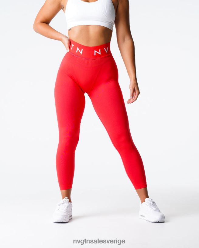 B886LB570 scharlakansrött kondition NVGTN kvinnor sport sömlösa leggings