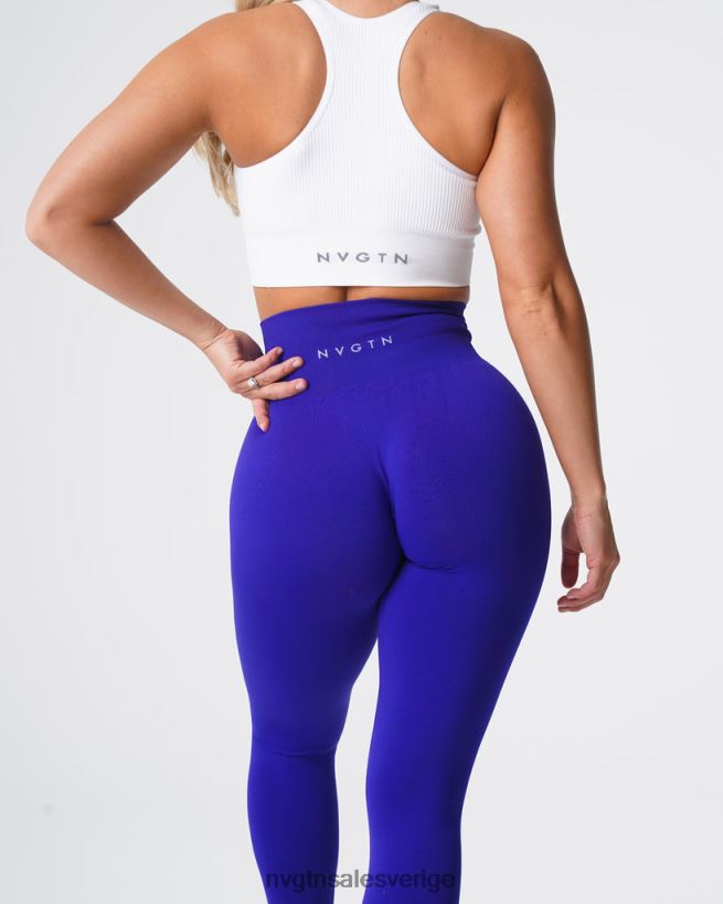 B886LB575 kobolt kondition NVGTN kvinnor solida sömlösa leggings