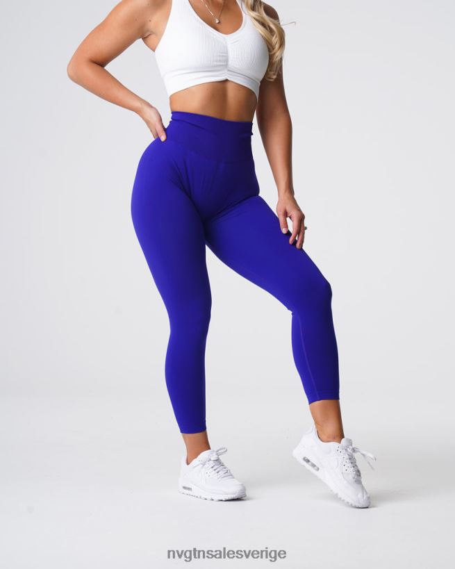B886LB575 kobolt kondition NVGTN kvinnor solida sömlösa leggings