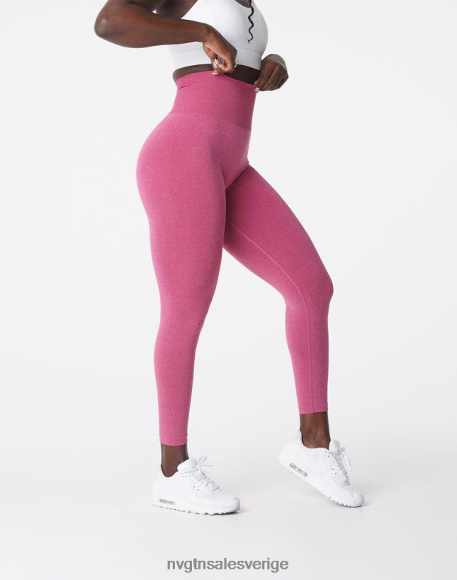 B886LB607 djupröd kondition NVGTN kvinnor nv sömlösa leggings