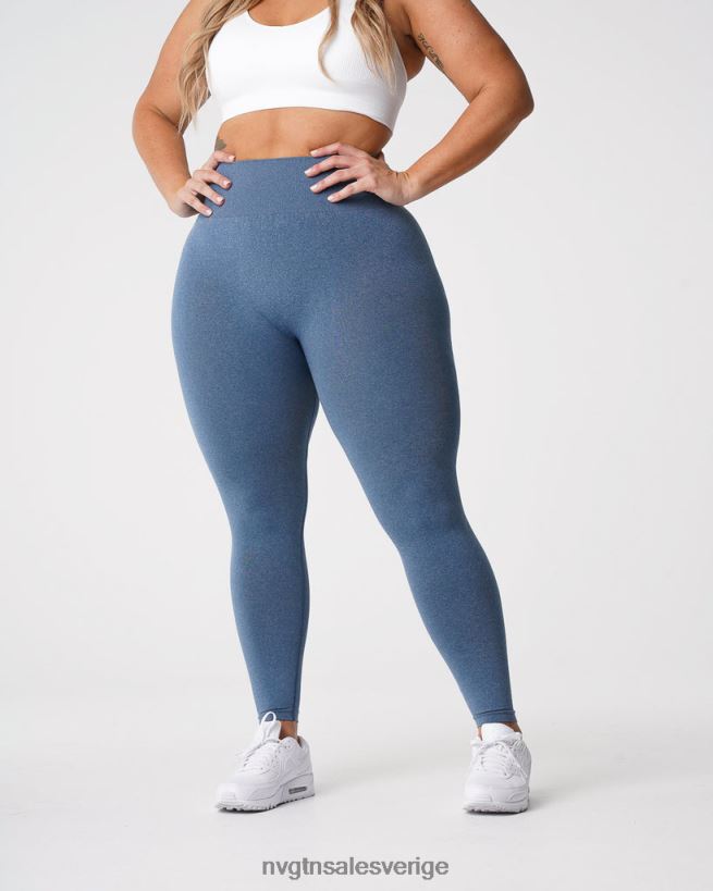 B886LB608 skifferblå kondition NVGTN kvinnor nv sömlösa leggings