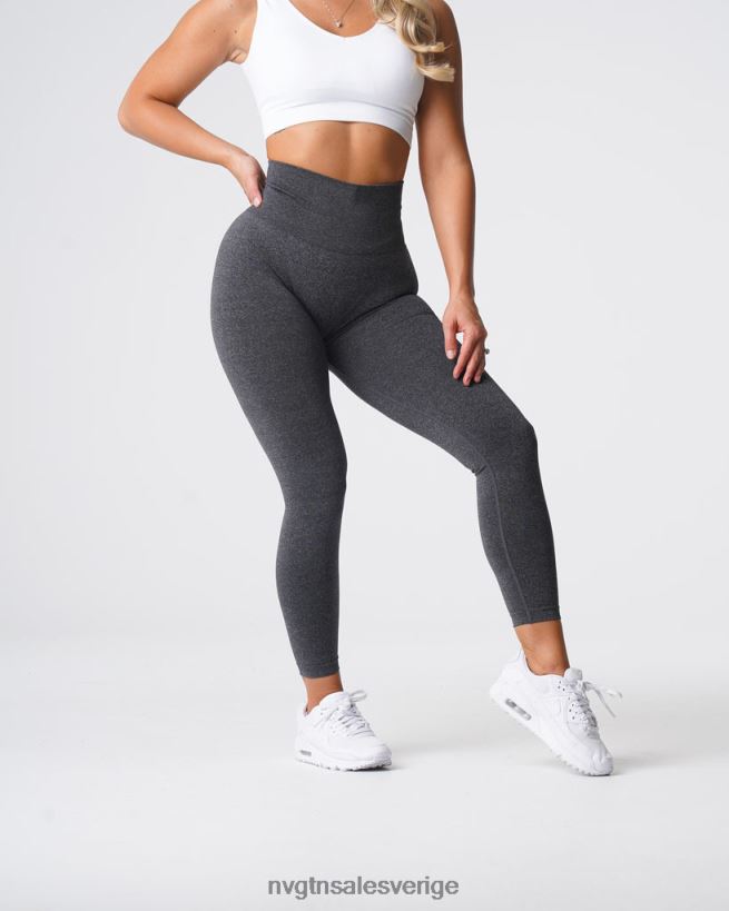 B886LB610 svart spräcklig kondition NVGTN kvinnor kurviga sömlösa leggings