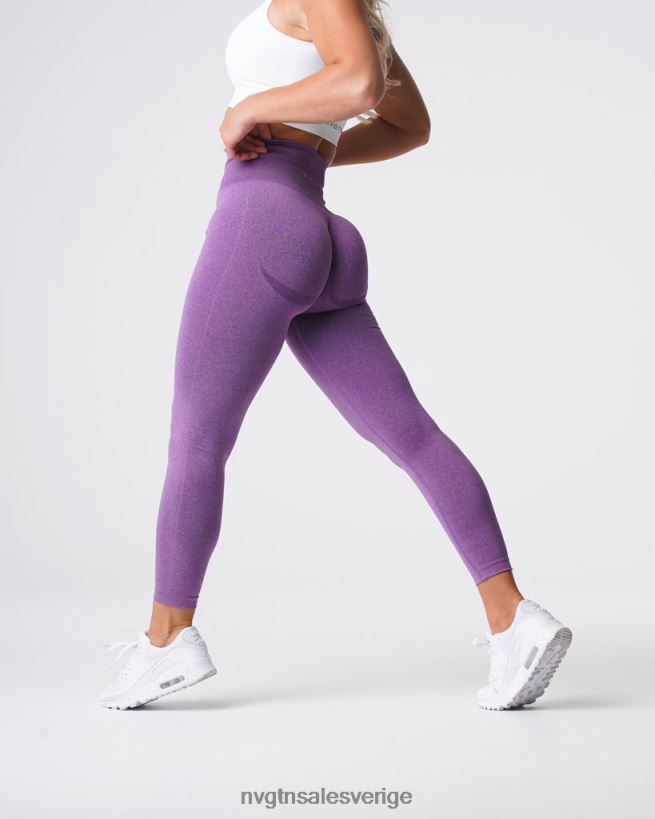 B886LB616 violett kondition NVGTN kvinnor kurviga sömlösa leggings