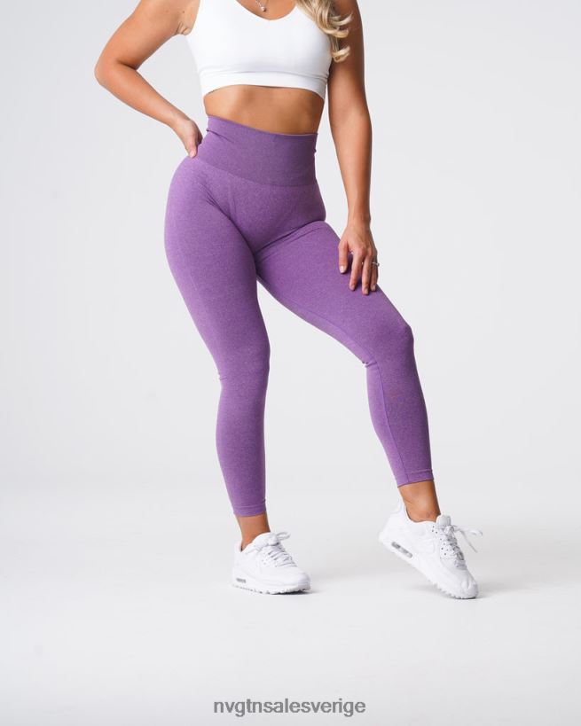 B886LB616 violett kondition NVGTN kvinnor kurviga sömlösa leggings