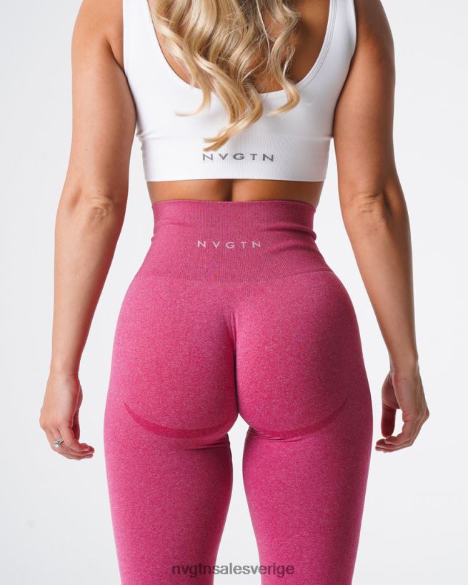 B886LB617 djupröd kondition NVGTN kvinnor kurviga sömlösa leggings