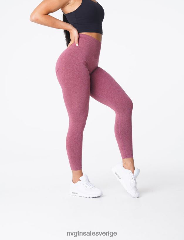 B886LB620 rödbrun kondition NVGTN kvinnor kurviga sömlösa leggings