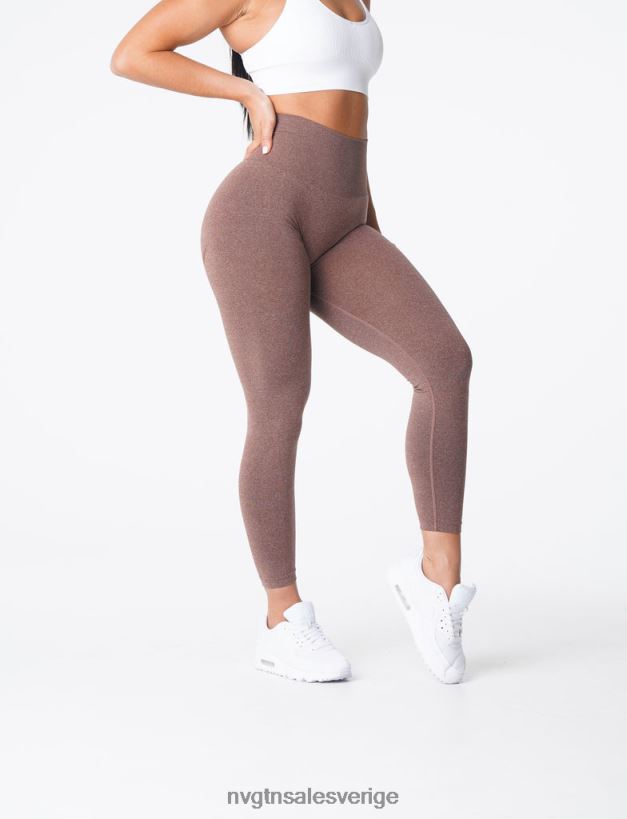 B886LB623 kakao kondition NVGTN kvinnor kurviga sömlösa leggings