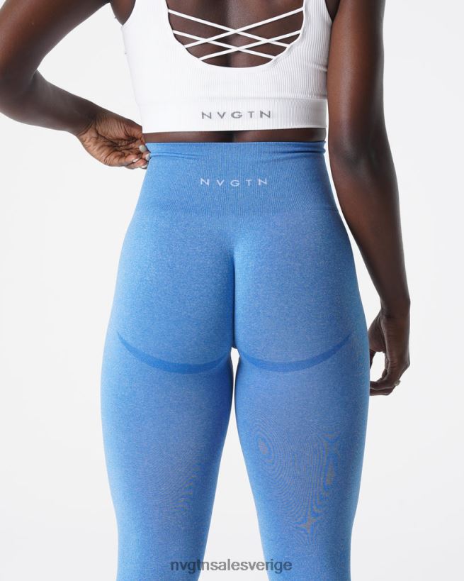 B886LB624 havsblå kondition NVGTN kvinnor kurviga sömlösa leggings