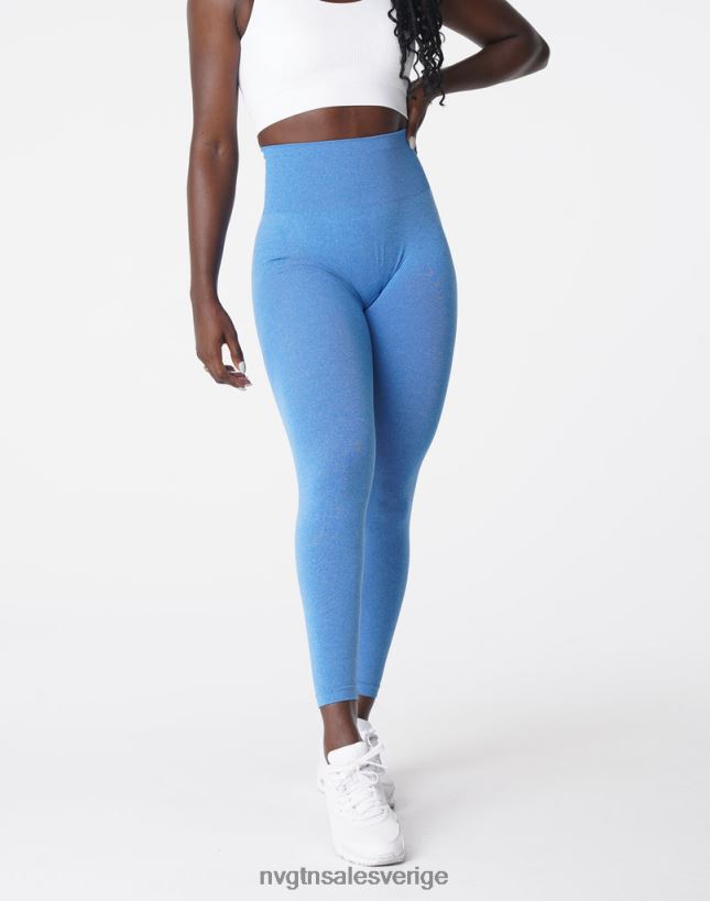 B886LB624 havsblå kondition NVGTN kvinnor kurviga sömlösa leggings